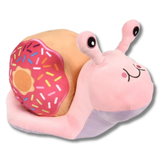 Stuffed Snail Foodies Plush Toy For Kids - Assorted